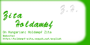 zita holdampf business card